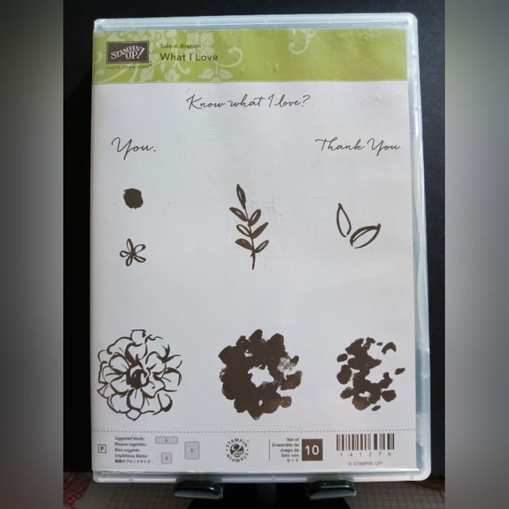Stampin' Up! NEW What I Love Stamp Set